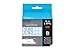 Epson LabelWorks Standard LC Tape Cartridge ~1/2-Inch Gray on Blue Check (Plaid) on White (LC-4CAY9)