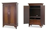 Brown Crackle TV Armoire