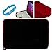 11.6" Black with Red Trim Protective Nubuck Carrying Sleeve Case Cover with Cushioned Interior Bubble Padding and Exterior Accessory Pocket for Sony VAIO YB Series VPC-YB15KX/S - Fusion 1.6 GHz - 11.6? - 4 GB Ram - 500 GB HDD + SumacLife TM Wisdom Courage Wristband