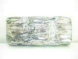 Jessica McClintock Clutch Handbag Purse ~ Pewter In Color
