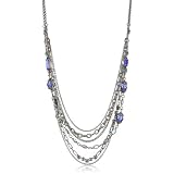 Sorrelli Electric Blue Crystal and Chain Layer