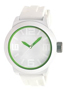 Kenneth Cole Reaction Men RK1242 Triple White Green Details Watch