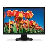 NEC E222W-BK 22 inch Widescreen LCD Monitor 1680X1050 DVI PIVOT HT ADJ Black