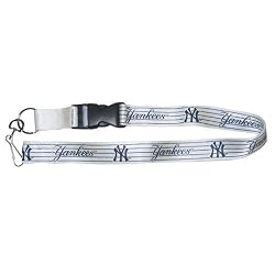New York Yankees MLB Break-Away Key Lanyard - Pinstripe (36) by Pro Specialties Group