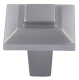 Atlas Homewares 290-BRN 1-1/2-Inch Sutton Rectangle Knob, Brushed Nickel