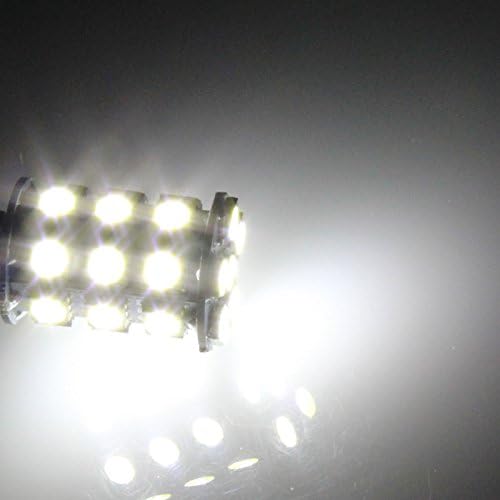 Kindfire 2pcs/10pcs 27 5050 SMD LED H4 Bulb White Fog Light Parking Low High Beam Lamp P43t H103 (10pcs)
