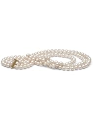 AAA Quality, 7.0-8.0 mm Triple-Strand Freshwater Pearl Necklace
