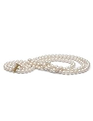 AA+ Quality, 7.0-8.0 mm Triple-Strand Freshwater Pearl Necklace