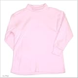 Girls Solid Interlock Turtleneck-Ice-Pink-12