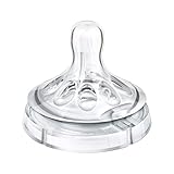自然の遅い流れの乳首 (Avent) (x 4) - Avent Natural Slow Flow Teat (Pack of 4) [並行輸入品]
