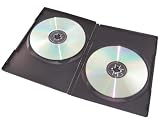 100 (One Hundred) 9mm Slim Double DVD Cases / Media Cases.