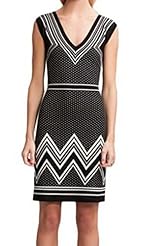 Sexy V-neck Polyester/Spandex Polka Dot Print Cutout Club Dress/Party Dress/Mini Dress 