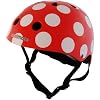 KIDDIMOTO SAFETY HELMET Red and Dottyl Size Small