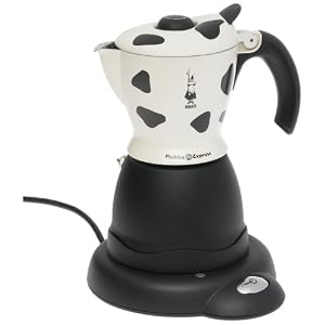 Bialetti 1-Cup Electric Mukka Express - Cow Print by 