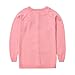 Lymanchi Little Girls' Pearl Bow Long Sleeve Button Front Knit Cardigan Sweater