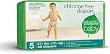Seventh Generation Chlorine Free Diapers, Stage 5 (Over 27 Lbs), 30-Count Packages (Pack of 4) (120 Diapers)