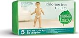 Seventh Generation Chlorine Free Diapers, Stage 5 (Over 27 Lbs), 30-Count Packages (Pack of 4) (120 Diapers)