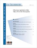 E-Business Application Sales Take a Hit in First Quarter