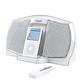Electronics: Medium picture for iRhythms 20 Watt Digital Docking Speaker System for iPod Pearl White