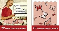 anne taintor guess where I'm tattooed Emery Boards
