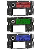 Casio TR-18BRG-3P Assorted Ribbons for CD Title Writers (3-Pack of Red, Green, Blue)