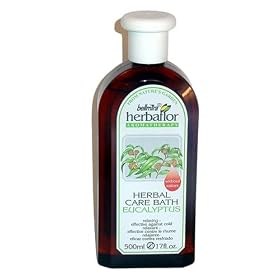 Bellmira Herbaflor Herbal Bath, Eucalyptus, 17-Ounce Bottles (Pack of 3)
