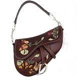 Christian Dior - Dior Handbags (Brown) Leather Romantic Flowers VFE44001 Single Saddle Bag
