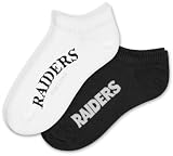 Oakland Raiders Women's No-Show Socks (2-pack)