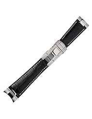 Black Crocodile Watch Strap for Rolex