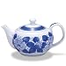 九谷焼 急須ポット 染付山茶花