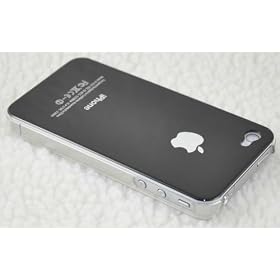 Accesoreeze - Apple iPhone 4 hard back logo case plus FREE FRONT AND BACK SCREEN PROTECTORS.