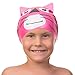 Kids Silicone Swim Cap Animal Shaped for Boys and Girls Aged 3-12 (C01)