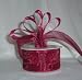 Sheer Organza Ribbon Mono Edge - 1.5" - 25 Yards (75 FT) - Burgundy