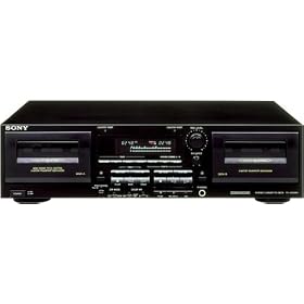 Sony TC-WR565RM - Dual cassette deck - black
