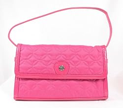 Vera Bradley Upper East Clutch Purse Nylon Pink