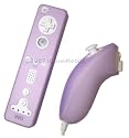 Nintendo Wii Remote Control and Nunchuck Silicone Case - Purple