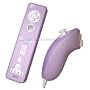 Nintendo Wii Remote Control and Nunchuck Silicone Case - Purple