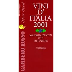 Gambero Rosso, Vini d' Italia 2001, deutsche Ausgabe