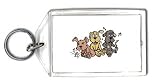 Keychain with song, singing, choir, barnyard, animal, farm, puppy