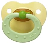 NUK Classic Latex BPA Free Pacifier, 0+ Months, Colors May Vary