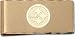 Pittsburgh Steelers Gold Plated Brass Money Clip