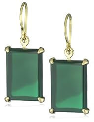 Vicente Agor "Palais Bulles" Green Onyx Medium Riviera Drop Earrings