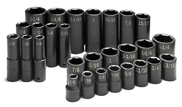 SK Hand Tools 4051 1/2-Inch Drive 6 Point Standard and Deep Fractional Impact Socket Set, 28-Piece SK Hand Tools 4051 1/2-Inch Drive 6 Point Standard and Deep Fractional Impact Socket Set, 28-Piece