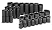 SK Hand Tools 4051 28-Piece 1/2-Inch Drive 6 Point Standard and Deep Fractional Impact Socket Set