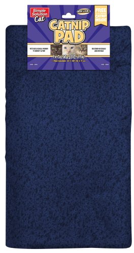 See Simple Solution Catnip Pad, Navy, 16 Inch by 28 Inch