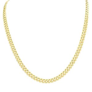 14k Yellow Gold 5.9mm Cuban Chain Necklace, 22