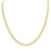 Men's 14k Yellow Gold 5.9mm Cuban Chain Necklace, 22"