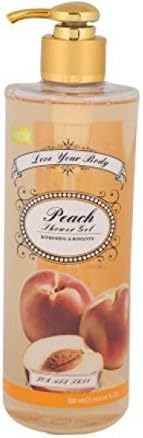 American Bouquet Peach Shower Gel for All Skin 500 mL with Free Ayur Soap