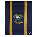 Notre Dame Fighting Irish NCAA Sideline Twin Bed/Bedding Sports Comforter