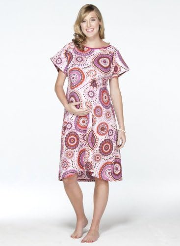 Sophie Gownie L/XL - Designer Hospital Delivery Gown By Baby Be Mine Maternity